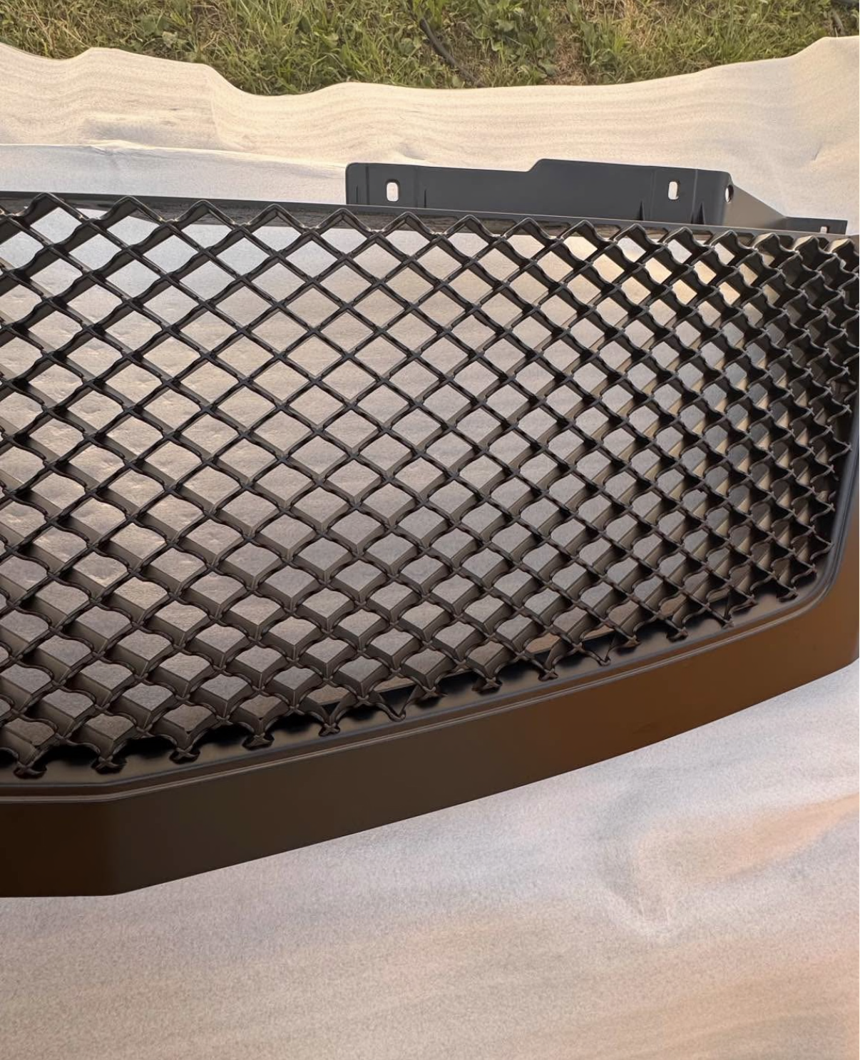 Armordillo Mesh Front Grille Matte Black for 07-14 Cadillac Escalade & 07-13 Escalade EXT