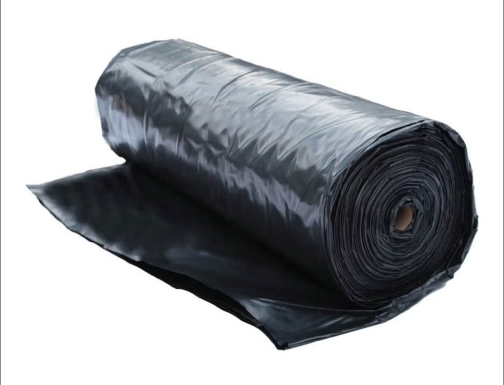 Roly Poly 6 Mil Black Plastic Sheeting Roll 20'x100' Heavy
Duty Poly Vapor Barrier