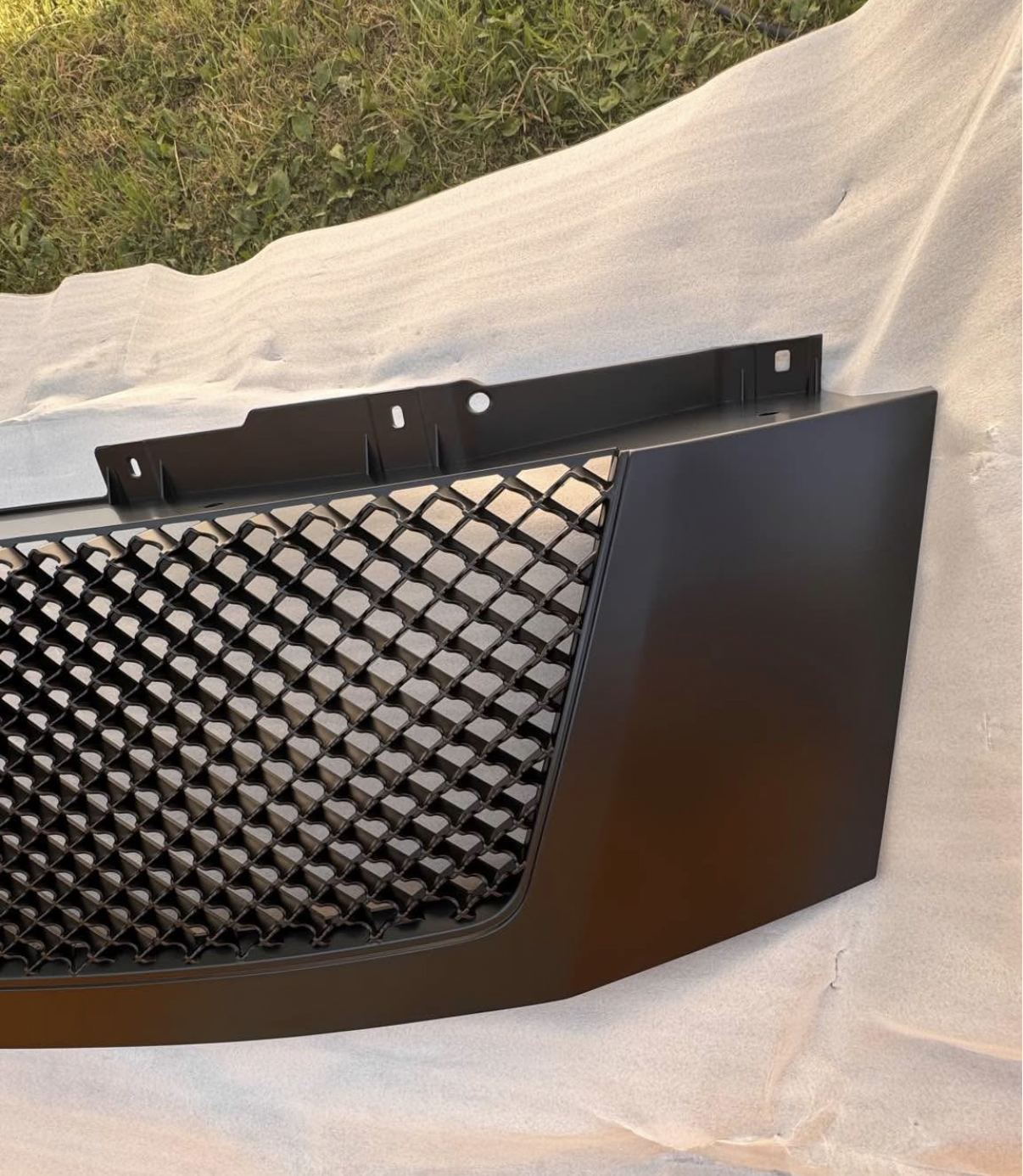 Armordillo Mesh Front Grille Matte Black for 07-14 Cadillac Escalade & 07-13 Escalade EXT