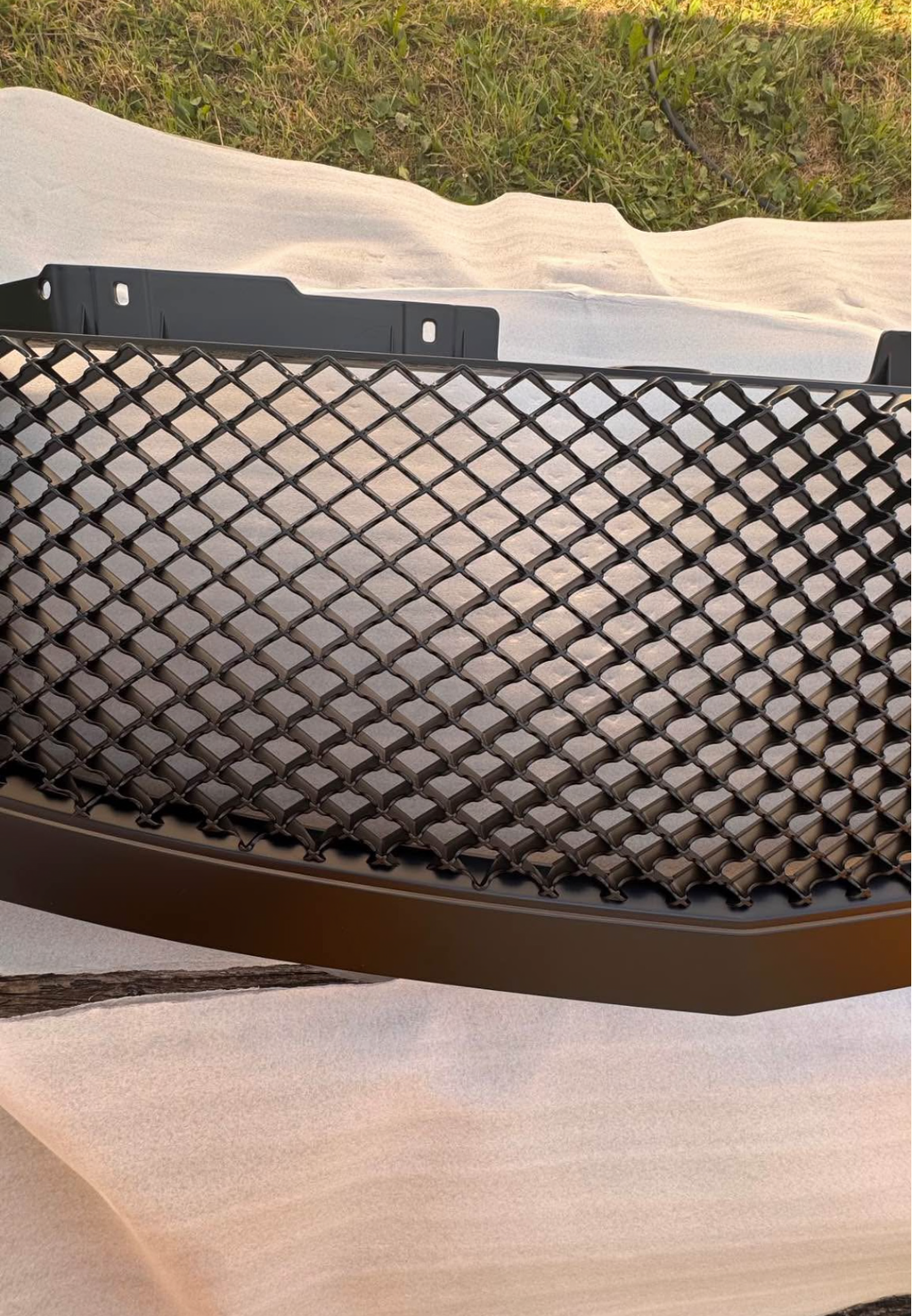 Armordillo Mesh Front Grille Matte Black for 07-14 Cadillac Escalade & 07-13 Escalade EXT