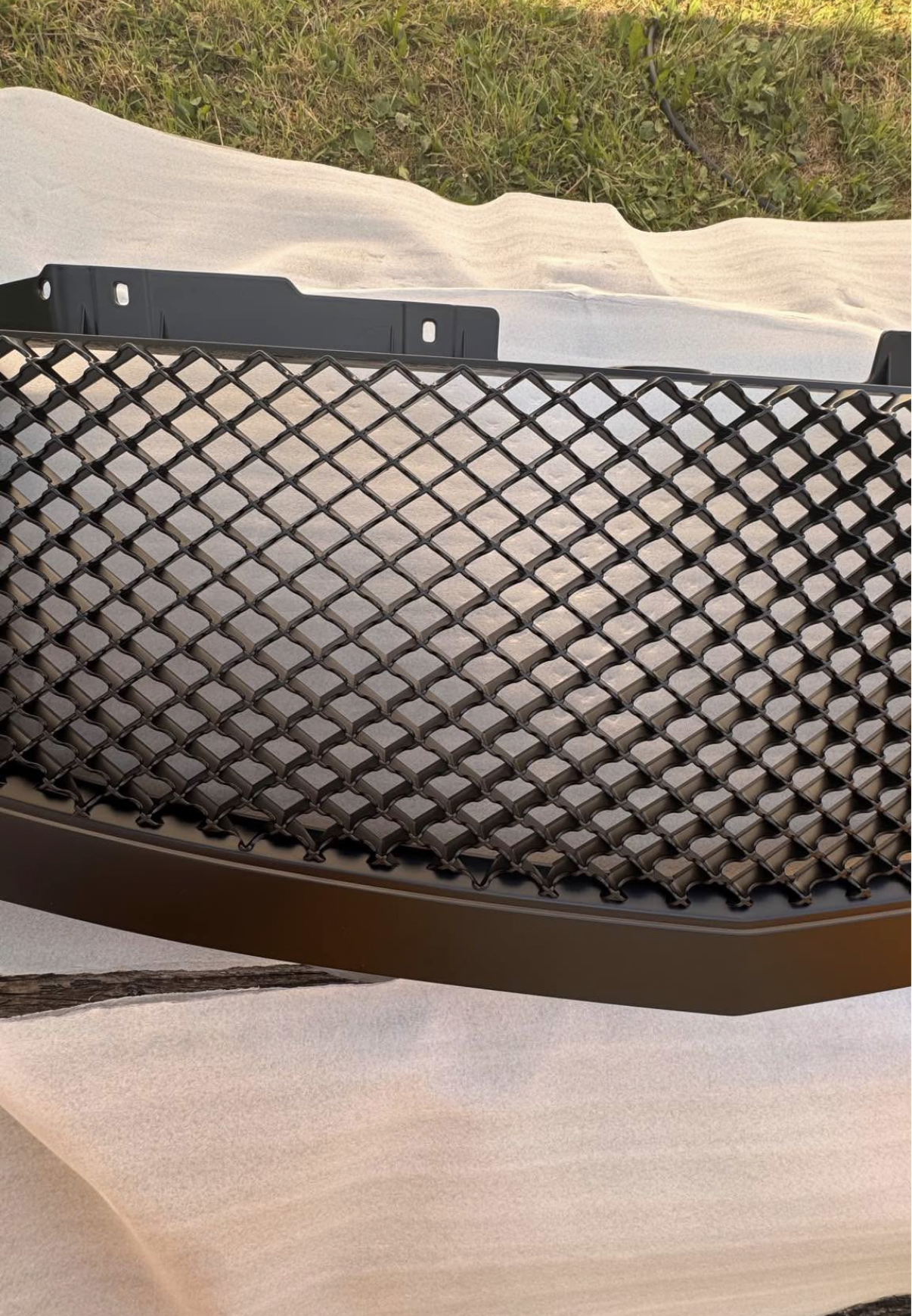 Armordillo Mesh Front Grille Matte Black for 07-14 Cadillac Escalade & 07-13 Escalade EXT