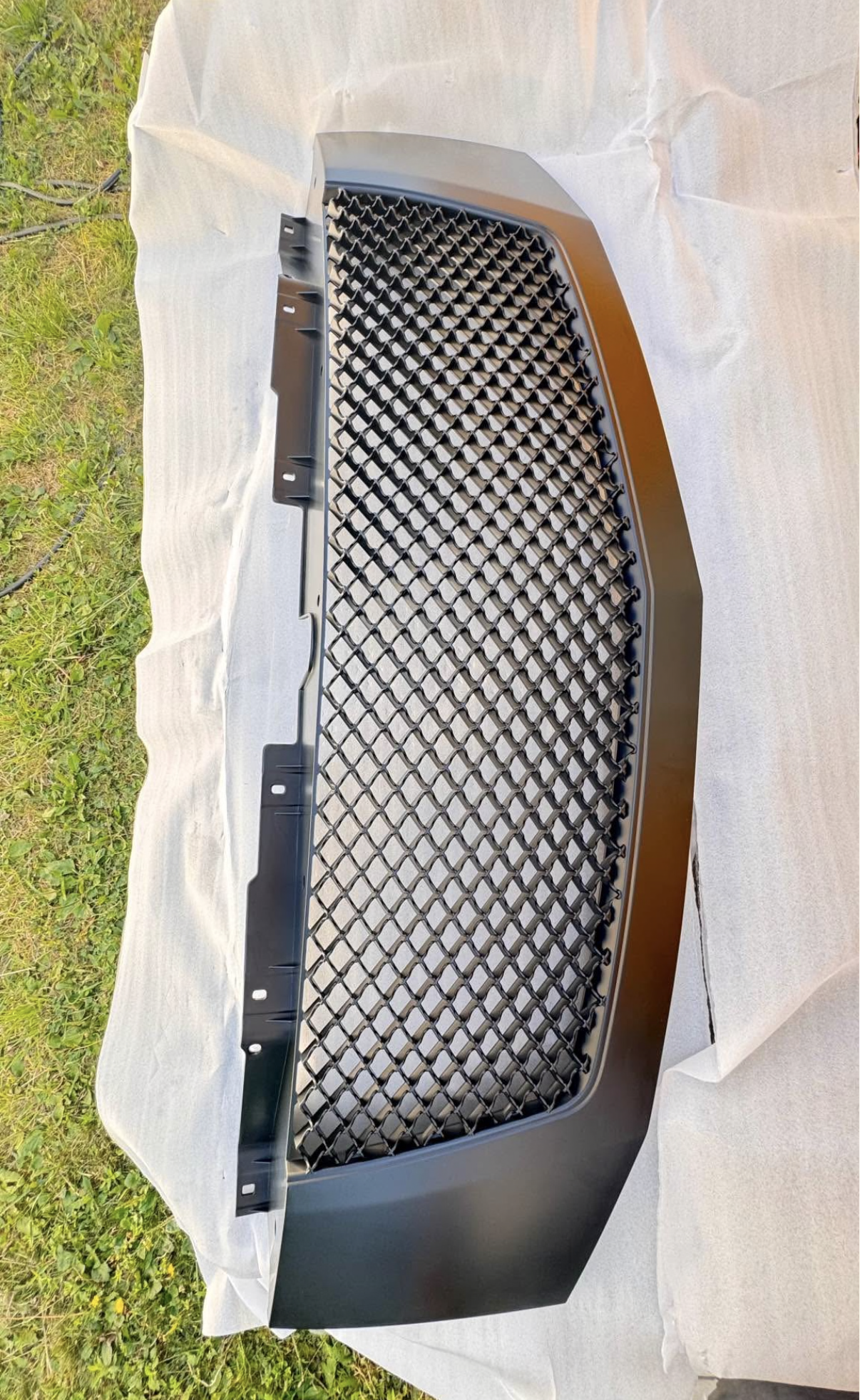 Armordillo Mesh Front Grille Matte Black for 07-14 Cadillac Escalade & 07-13 Escalade EXT