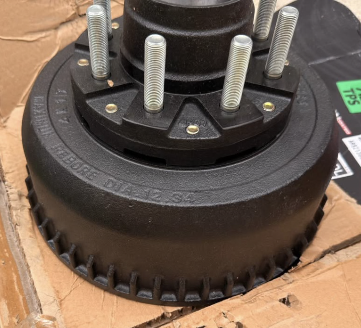 Trailer Hub & Drum Assembly
9K/10K Ibs Axles (12.25" x
3.375")