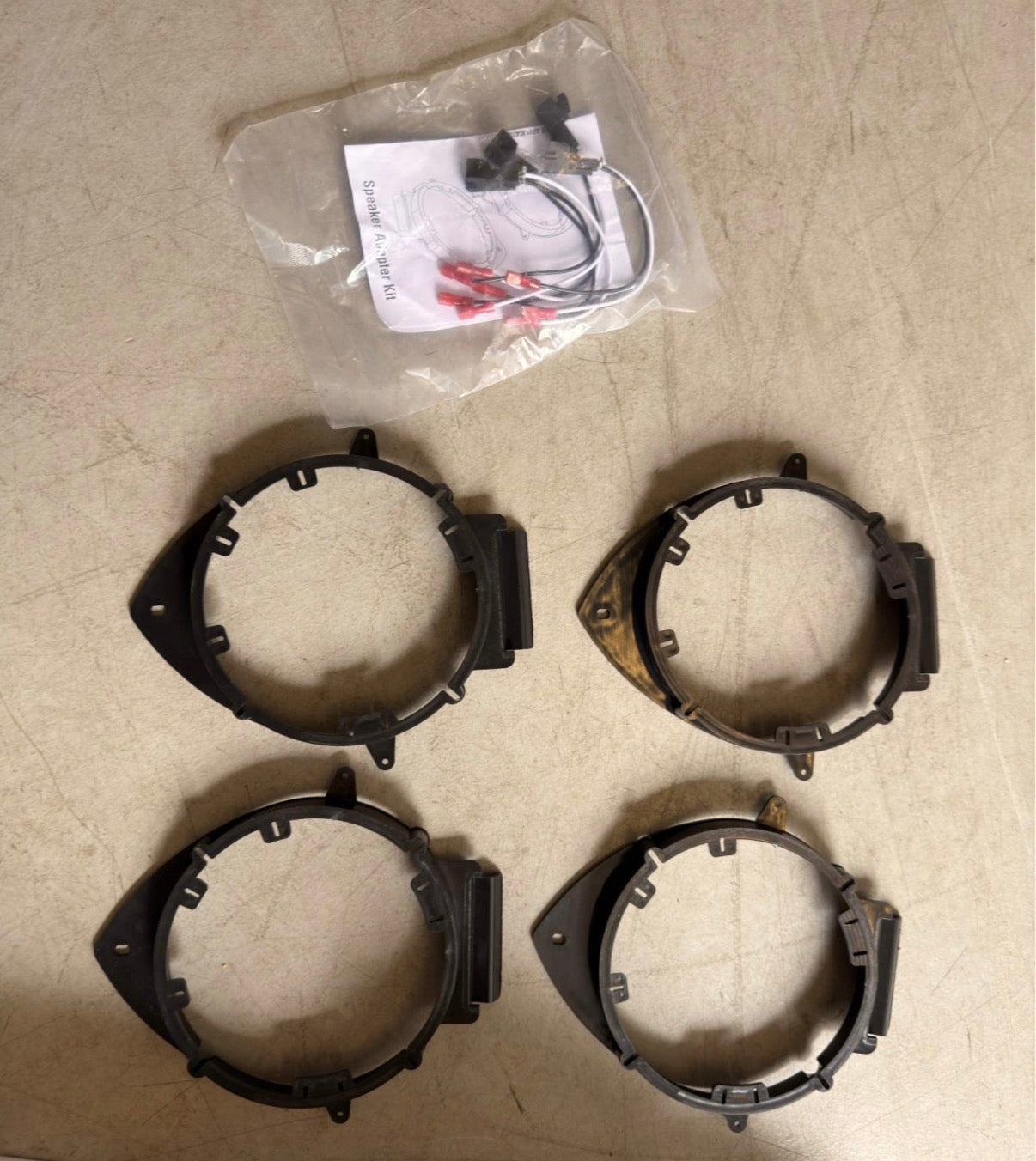 Sierra 1500 Speaker Adapter Kit 6.5 to 6.75