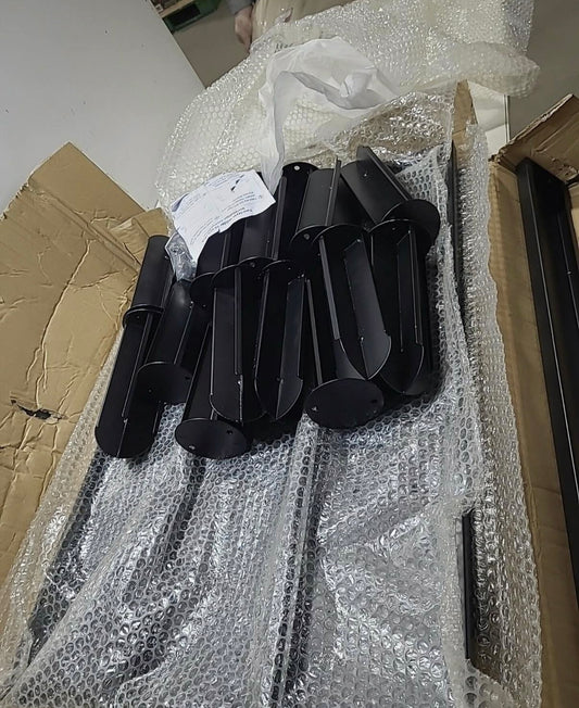 15 Roll Vinyl Wrap Film Display Rack with Wheels Heavy Duty Roll Holder Open Box
