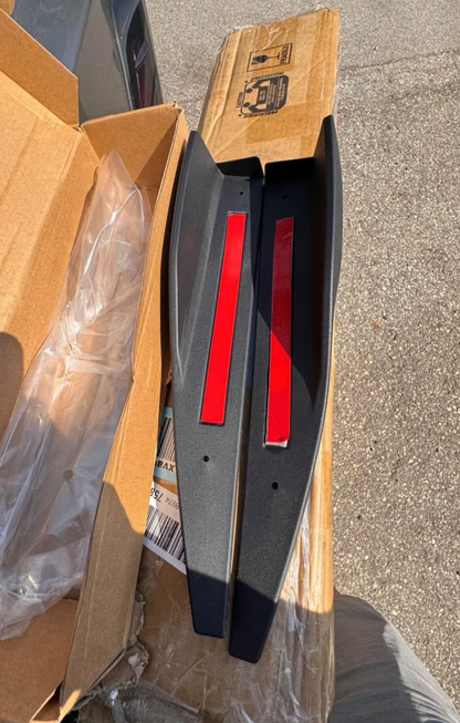 Side Skirt Rocker Panel Spoilers for Mustang Roush 2024+ Matte Black (2PCS)
