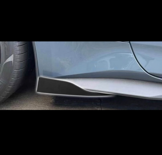Side Skirt Rocker Panel Spoilers for Mustang Roush 2024+ Matte Black (2PCS)