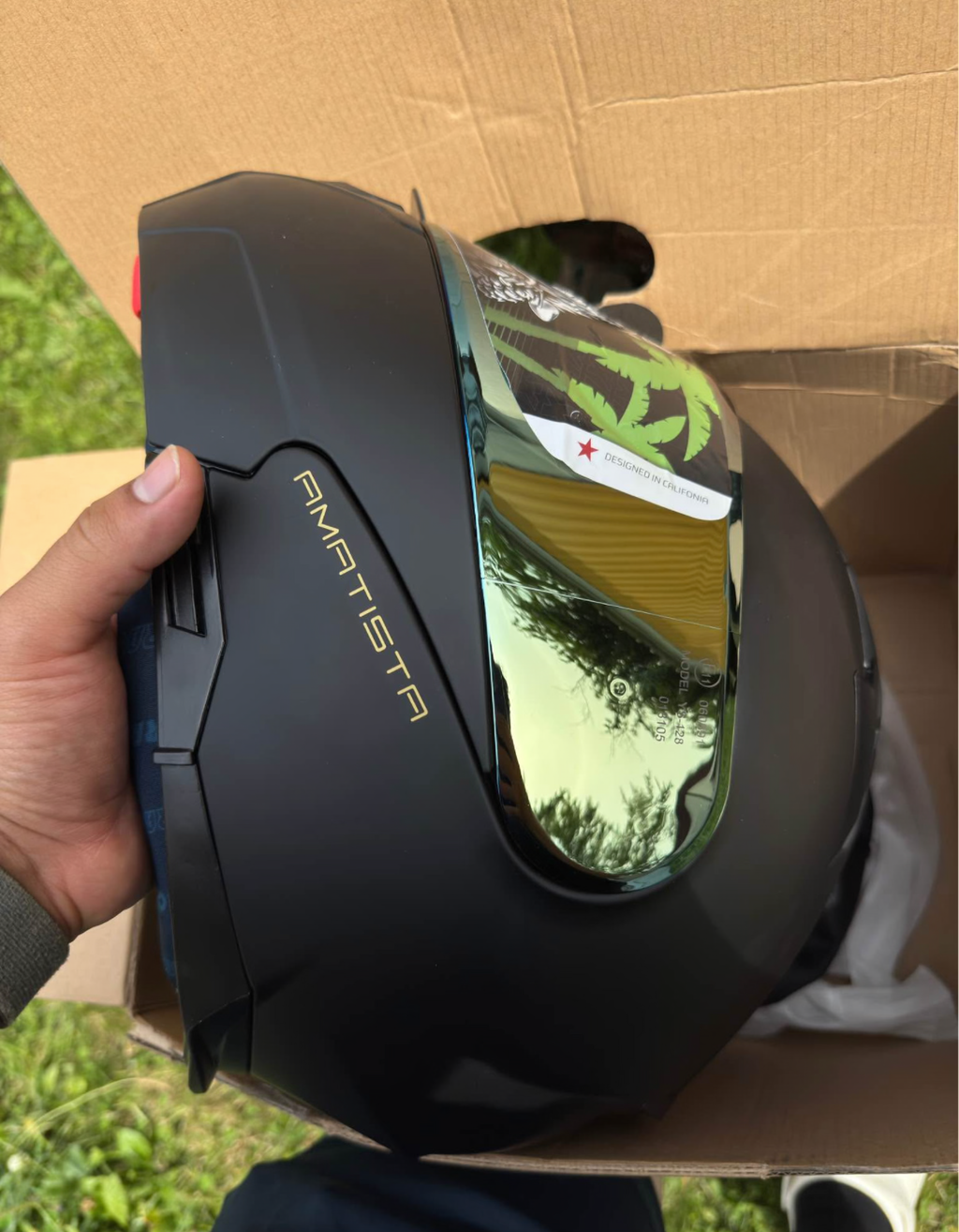 HAX Amatista Modular Helmet – Matte Black S – DOT/ECE