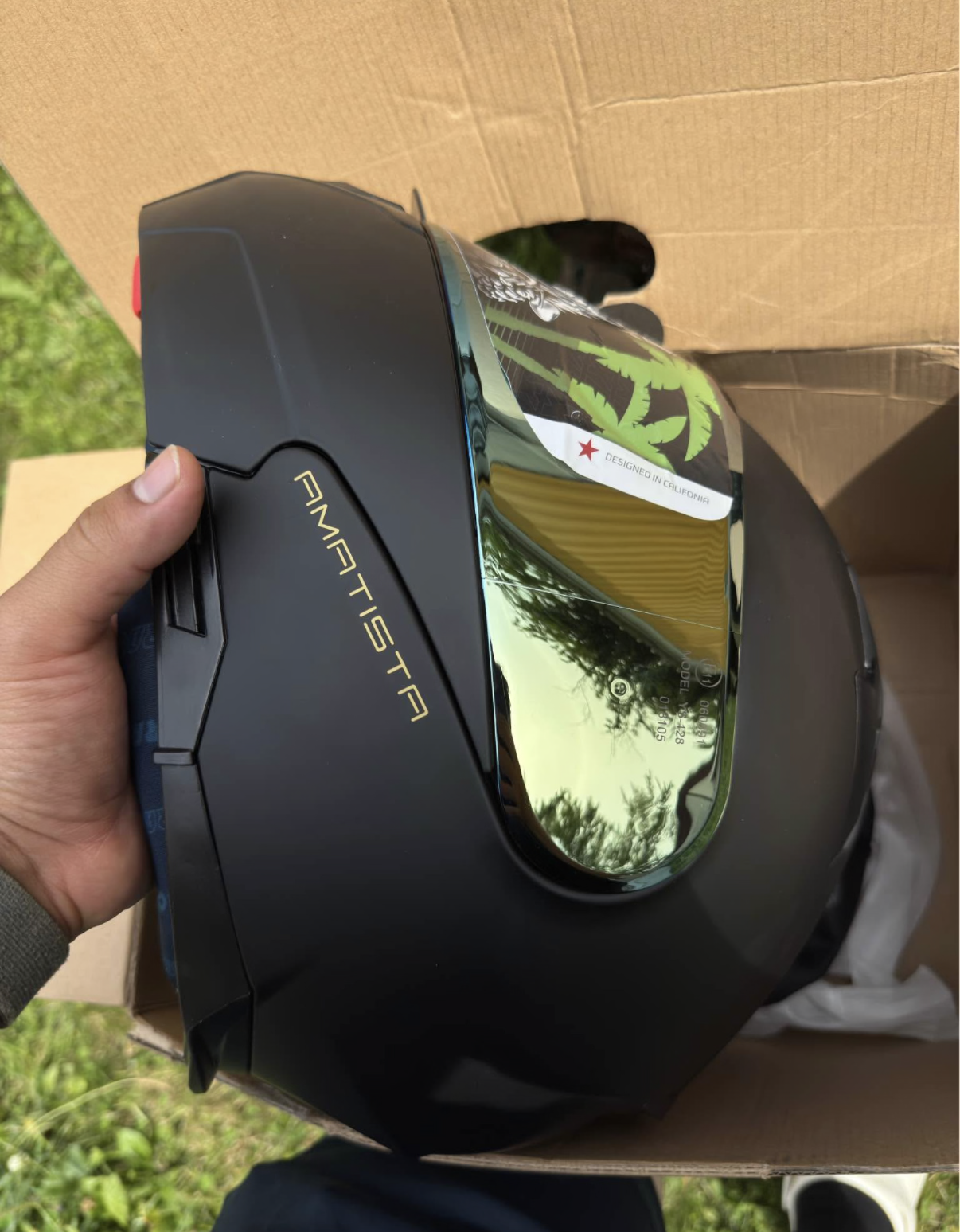 HAX Amatista Modular Helmet – Matte Black S – DOT/ECE