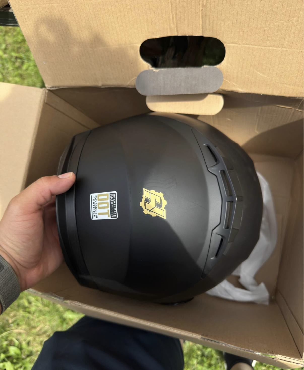 HAX Amatista Modular Helmet – Matte Black S – DOT/ECE