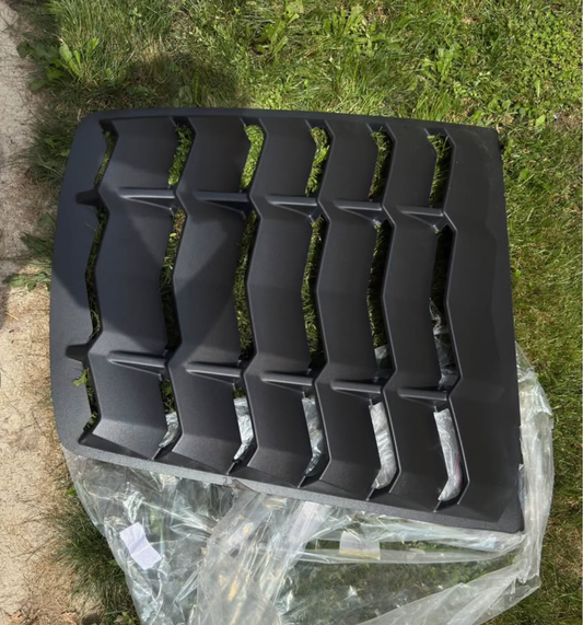 Rear Window Louver - GT Lambo Style - ABS Matte Black - Fits C7 Corvette (2014-2019)
