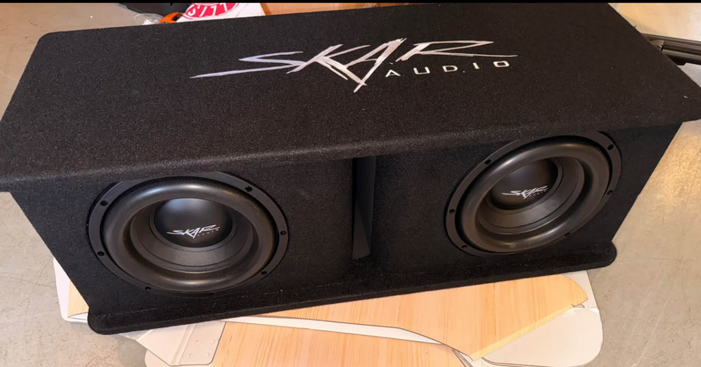 Skar Audio Dual 10" SDR 2400W Bass Package Loaded Subwoofer + Amp