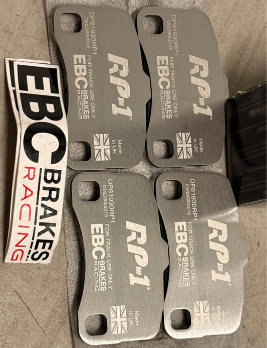 EBC RP-1 Rear Racing Brake Pads for a Porsche 911 GT3 / GT3 RS #DP81930RP1