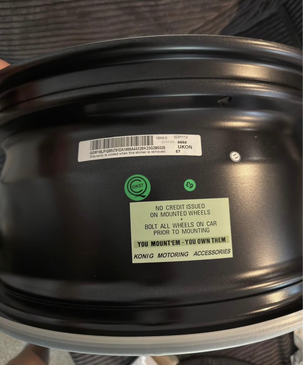 Koenig Hypergram 18x8.5 +28 5x114.3
