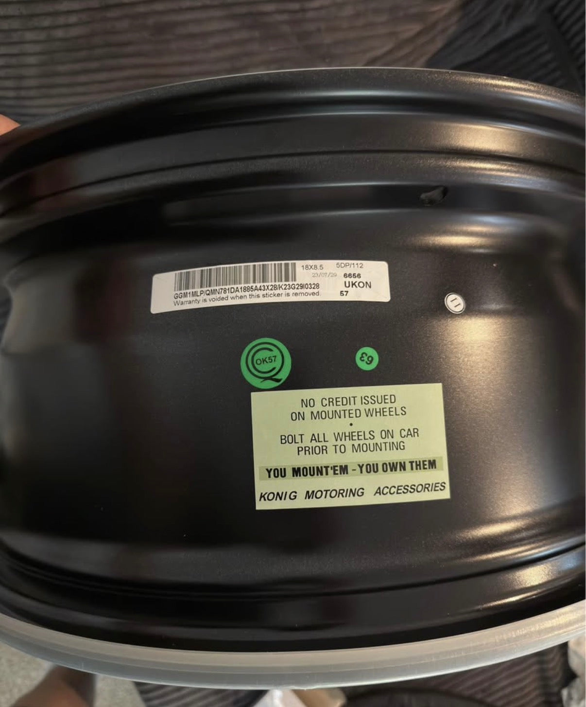 Koenig Hypergram 18x8.5 +28 5x114.3