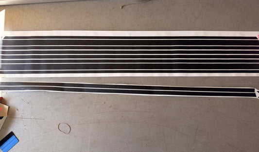 G Wagon Side Step Chrome Delete Vinyl Wrap Kit – NEW