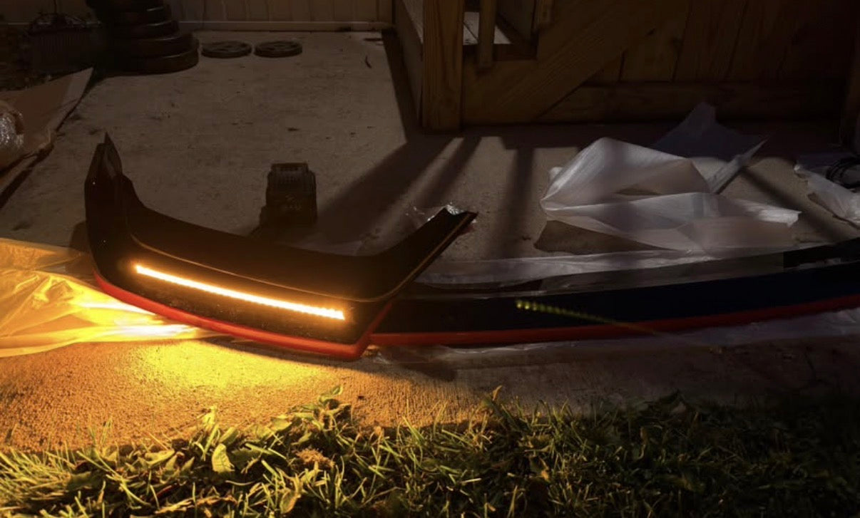 Front Bumper Lip w/ LED DRL - Honda Civic Hatchback / Si (2016-2021)