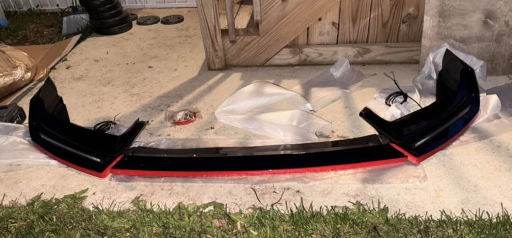 Front Bumper Lip w/ LED DRL - Honda Civic Hatchback / Si (2016-2021)