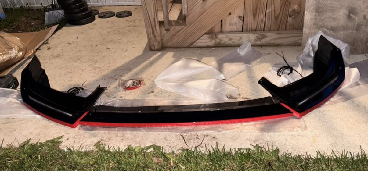 Front Bumper Lip w/ LED DRL - Honda Civic Hatchback / Si (2016-2021)
