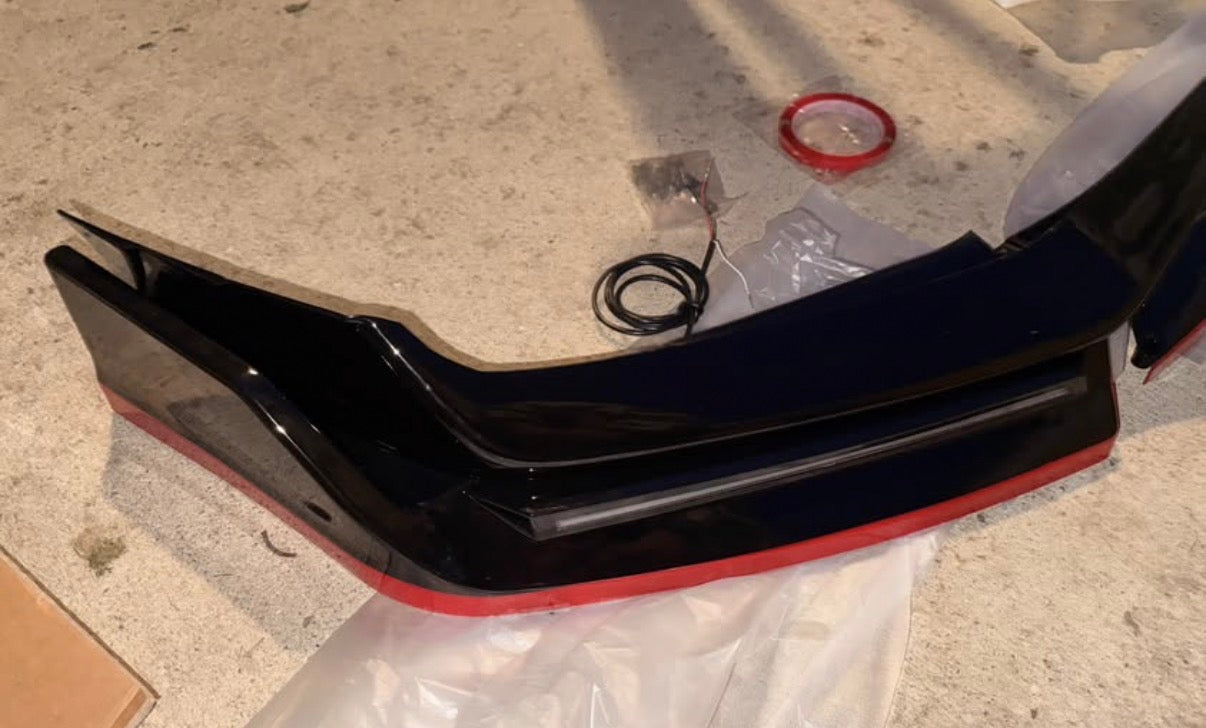 Front Bumper Lip w/ LED DRL - Honda Civic Hatchback / Si (2016-2021)