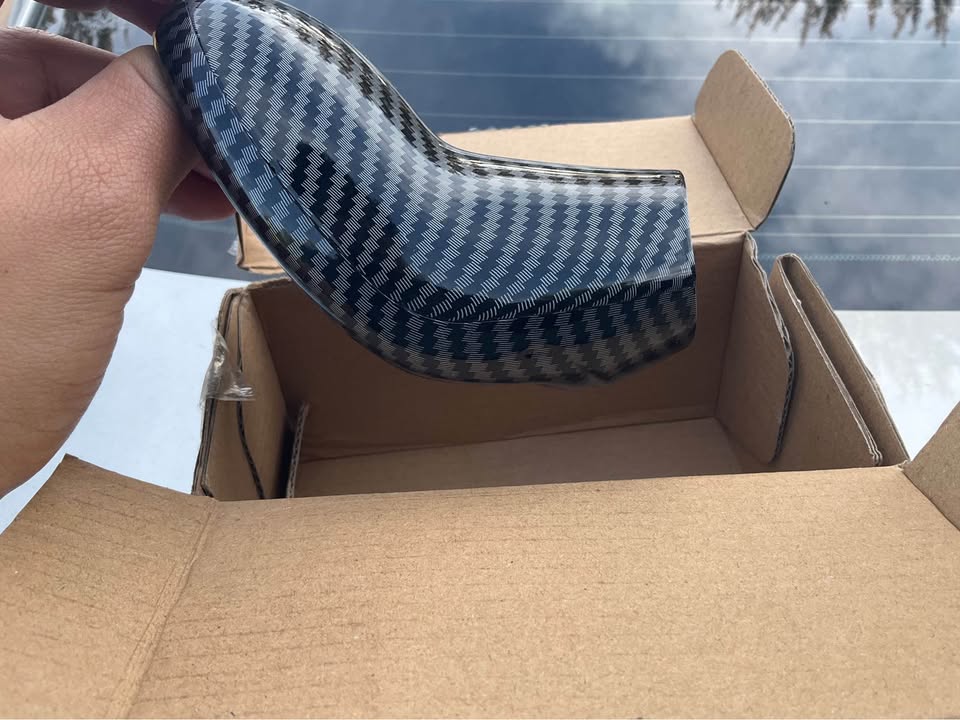 Cadillac carbon fiber gear-shift knob cover trim product photo