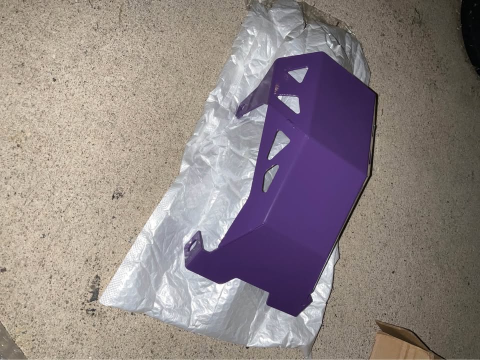 Purple Skid Plate Sur-Ron Light Bee X Aluminum - photo 1