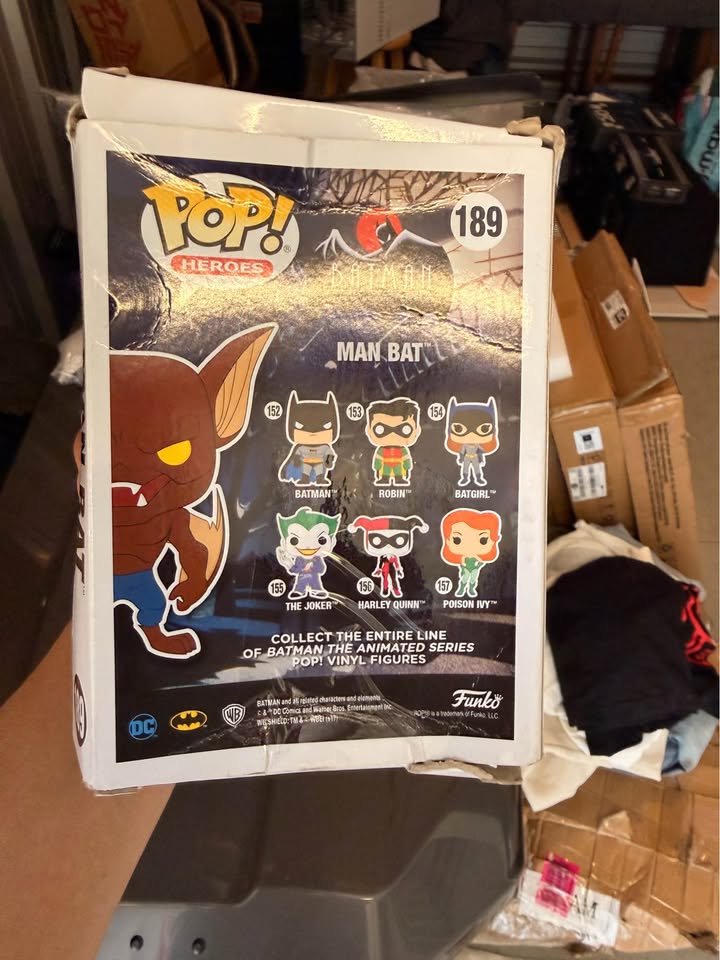SDCC 2017 Man-Bat Funko Pop #189 (Batman: The Animated Series) - photo 3