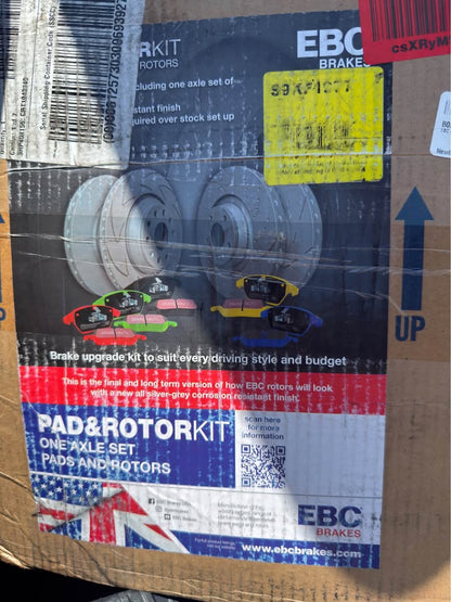 EBC Yellowstuff Pads + USR Slotted Rotors BMW MINI Front Kit - photo 10