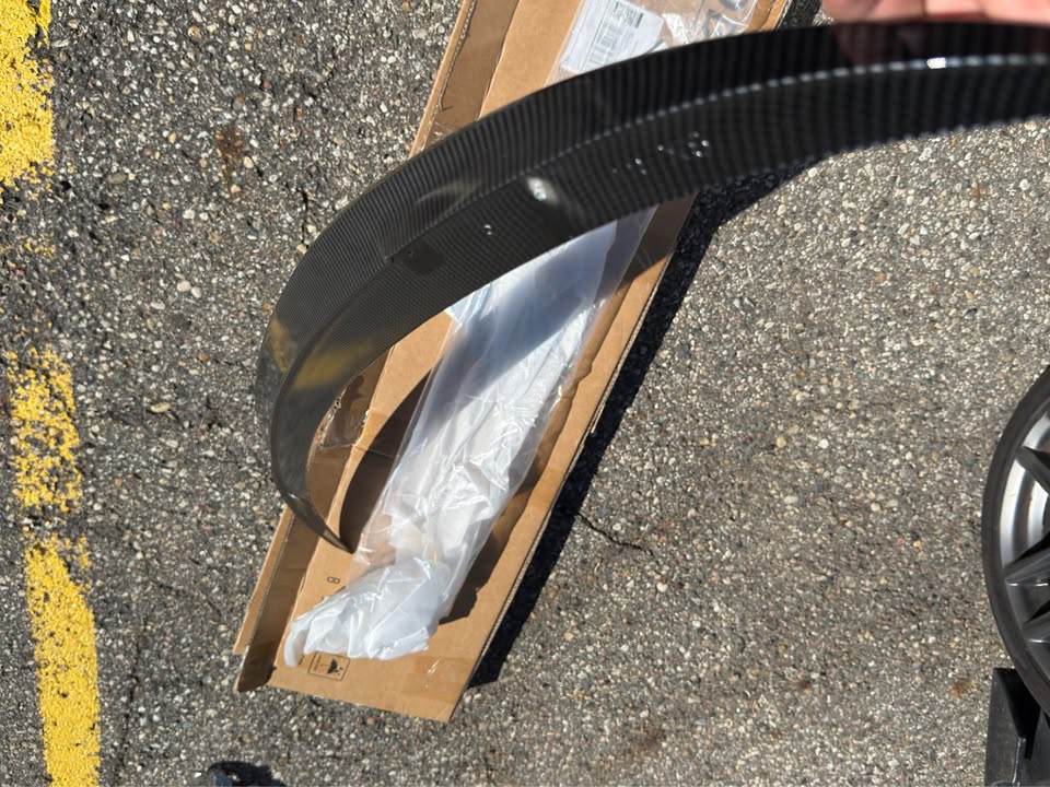 BMW 5 Series F10 MP Style Carbon Fiber Look Trunk Spoiler - photo 1