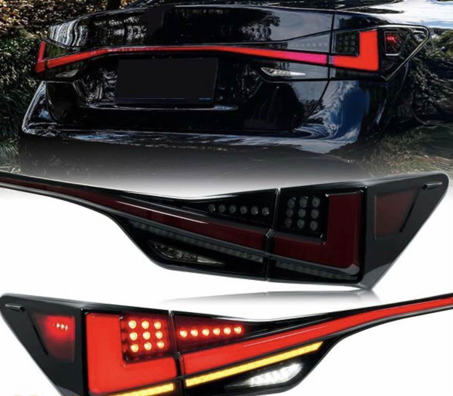LED Black Tail Lights Lexus GS350/GS200t/GSF - photo 1