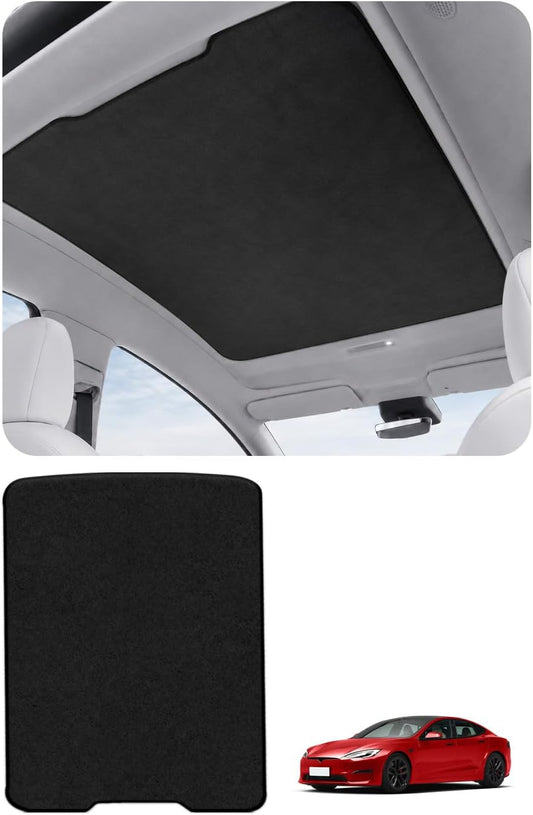 Sovtekr Tesla Model Y Juniper 2026 One-Piece Electrostatic Roof Sunshade – Black